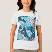 Ethereal Velocity: Geometric Cloud & Arrow Fusion Tri-Blend Shirt (Voorkant)