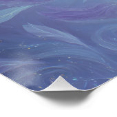 Ethereal Violet Dancer in Dream Motion Perfect Poster (Hoek)