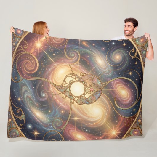 Ethereal Vision – Beyond Reality17 Fleece Deken (In situ)