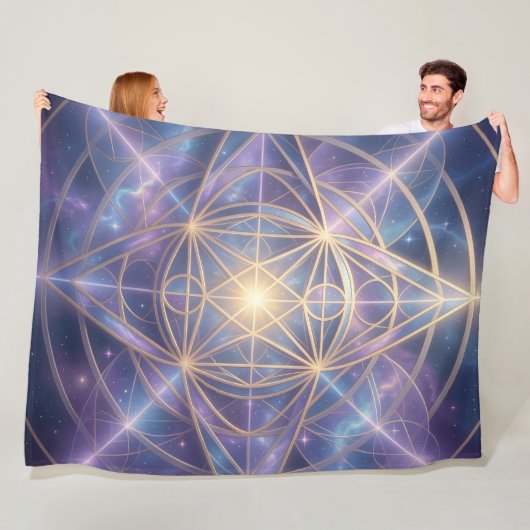 Ethereal Vision – Beyond Reality24 Fleece Deken (In situ)