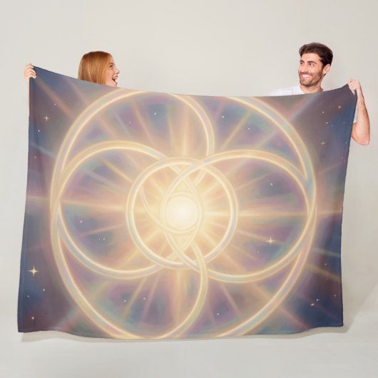 Ethereal Vision – Beyond Reality25 Fleece Deken (In situ)