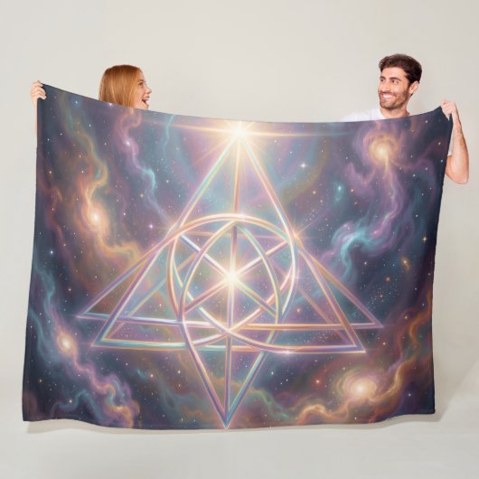 Ethereal Vision – Beyond Reality27 Fleece Deken (In situ)