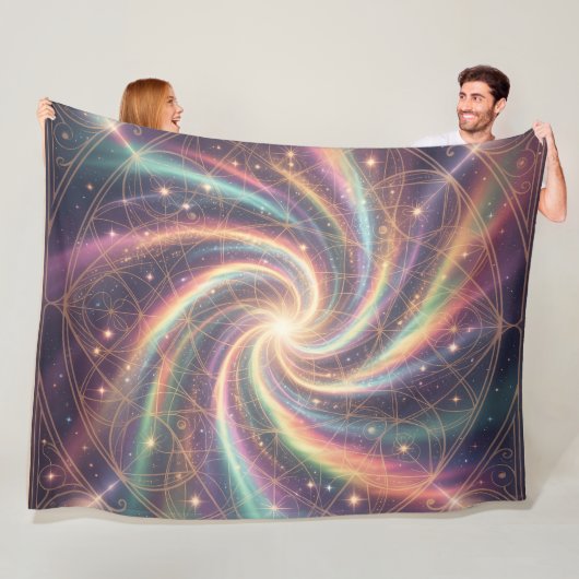 Ethereal Vision – Beyond Reality32 Fleece Deken (In situ)
