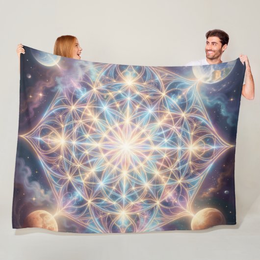 Ethereal Vision – Beyond Reality33 Fleece Deken (In situ)