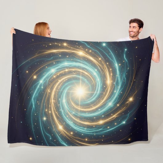 Ethereal Vision – Beyond Reality34 Fleece Deken (In situ)