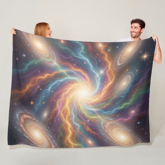 Ethereal Vision – Beyond Reality37 Fleece Deken (In situ)