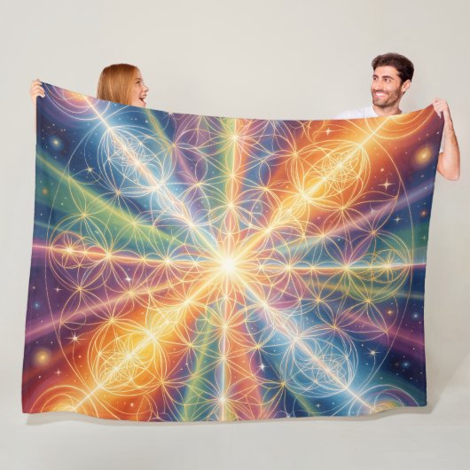 Ethereal Vision – Beyond Reality39 Fleece Deken (In situ)