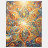 Ethereal Vision – Beyond Reality42 Fleece Deken (Voorkant)
