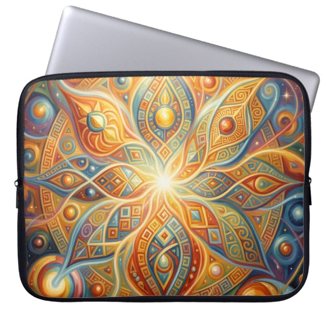 Ethereal Vision – Beyond Reality42 Laptop Sleeve (Voorkant)