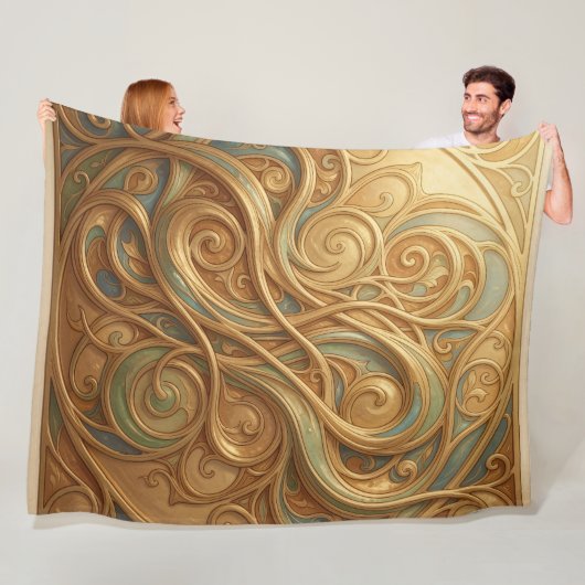 Ethereal Vision – Beyond Reality43 Fleece Deken (In situ)