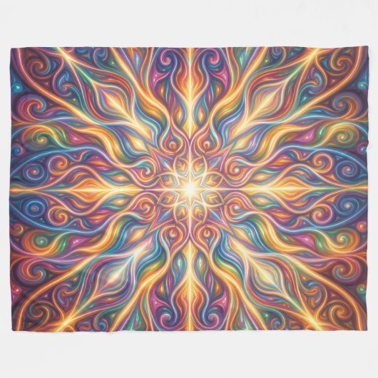 Ethereal Vision – Beyond Reality44 Fleece Deken (Voorkant (Horizontaal))