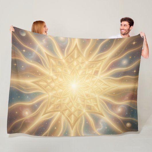 Ethereal Vision – Beyond Reality45 Fleece Deken (In situ)