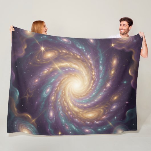 Ethereal Vision – Beyond Reality46 Fleece Deken (In situ)