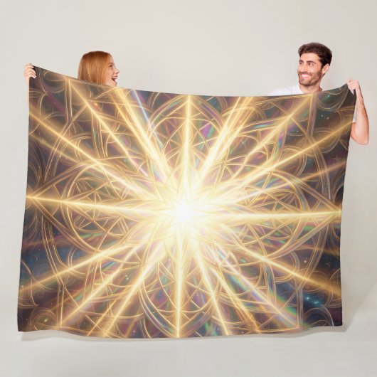Ethereal Vision – Beyond Reality47 Fleece Deken (In situ)