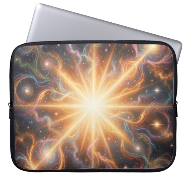 Ethereal Vision – Beyond Reality48 Laptop Sleeve (Voorkant)