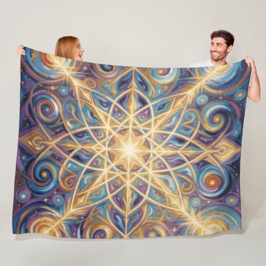Ethereal Vision – Beyond Reality49 Fleece Deken (In situ)