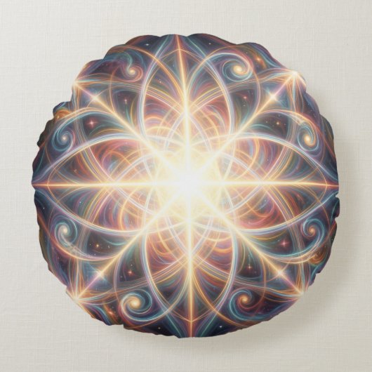 Ethereal Vision – Beyond Reality51 Rond Kussen (Voorkant)