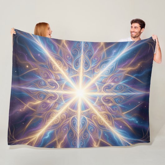 Ethereal Vision – Beyond Reality52 Fleece Deken (In situ)