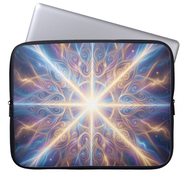 Ethereal Vision – Beyond Reality52 Laptop Sleeve (Voorkant)
