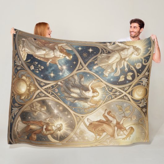Ethereal Vision – Beyond Reality6 Fleece Deken (In situ)