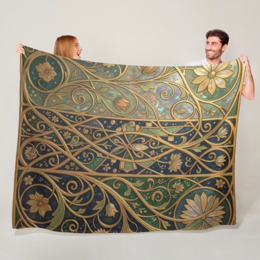 Ethereal Vision – Beyond Reality8 Fleece Deken (In situ)