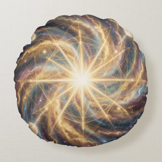 Ethereal Vision – Beyond Reality.70 Rond Kussen (Voorkant)