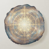 Ethereal Vision – Beyond Reality. Rond Kussen (Achterkant)