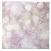 Ethereal Vlinder Glow Roze ID1184c Tegeltje (Voorkant)
