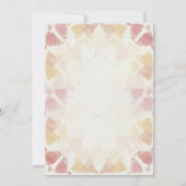 Ethereal Watercolor Floral birthday Invitation Kaart (Achterkant)