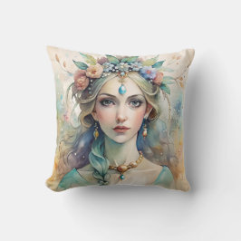 Ethereal Watercolor Queen Pillow Kussen