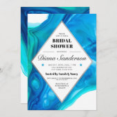 Ethereal Wave Bruidsfeest Uitnodigingen (Voorkant / Achterkant)