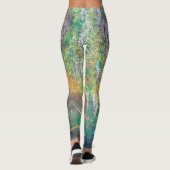 Ethereal Wisteria: The Koi's Golden Dream Leggings (Achterkant)