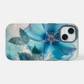 Ethereale Blauwe Bloem iPhone 15 Case (Achterkant horizontaal)