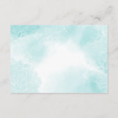 Ethereale Magnolia Bloem, Trouwaccommodaties  Informatiekaartje (Achterkant)