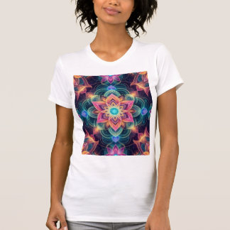 Ethereale Mandala Bloei — Psychedelische Lotus T-shirt