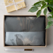 Ethereale Midnight Bloom Decoupage Tissuepapier (Geschenk)