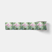 Ethereale Roze Orchideeën en Bamboe Satijnen Lint (Voorkant)