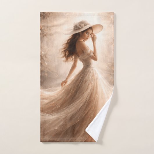 Ethereale Slavische Waternimf Handdoek | Boho (Handdoek)