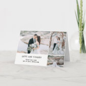 Ethereale Trouw | Dank Je 3 Foto Bedankkaart (Voorkant)