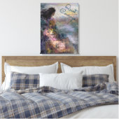 Ethereale Vrouw Inspirerende Pastel Impressionist Canvas Afdruk (Insitu (Slaapkamer))