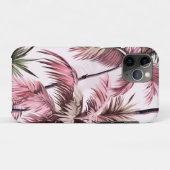 Ethereales Rosé-Palmenmuster Case-Mate iPhone Case (Achterkant (horizontaal))