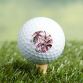 Ethereales Rosé-Palmenmuster Golfballen (Insitu Shirt)