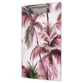 Ethereales Rosé-Palmenmuster Klembord (Links)