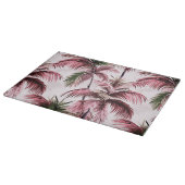 Ethereales Rosé-Palmenmuster Snijplank (Hoek)