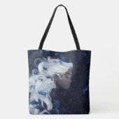 Ethereally Blue Tote Bag (Achterkant)