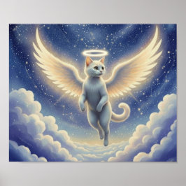 EtherealWhiteCat2 Poster