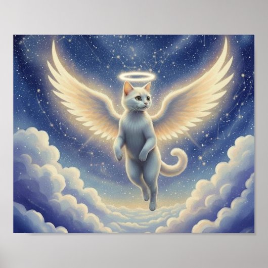 EtherealWhiteCat2 Poster (Voorkant)