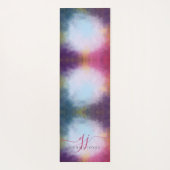 Ethereel Abstract Glowing Monogram Yogamat (Achterkant)