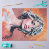 Ethereel Abstracte Vrouw Decoupage Tissuepapier (Craft)