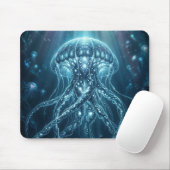 Ethereel Bioluminescente Kwallen Gaming Muismat (Met muis)
